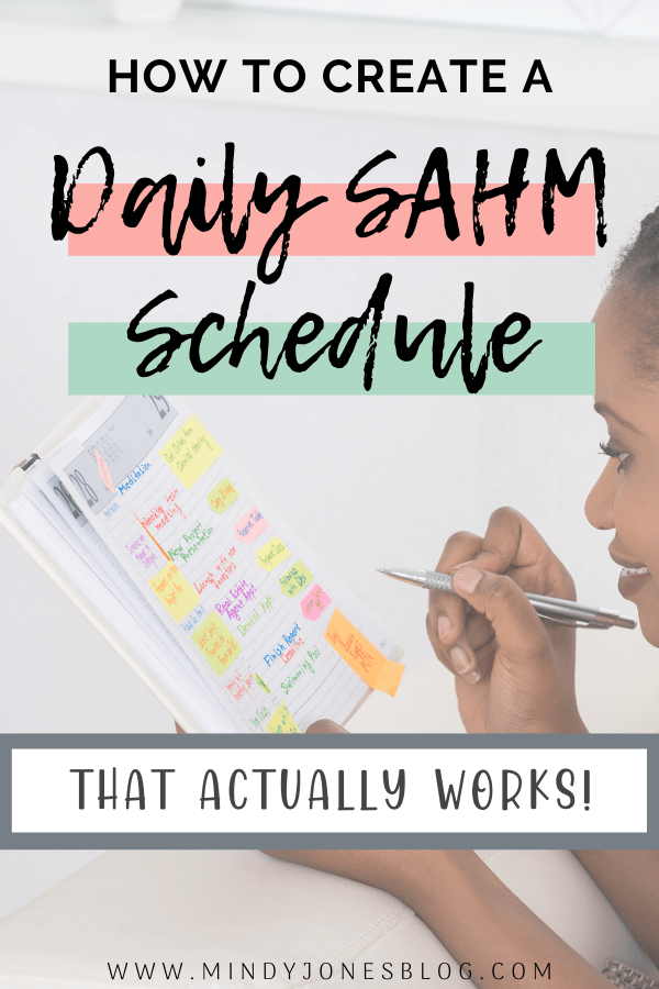 daily stay at home mom schedule