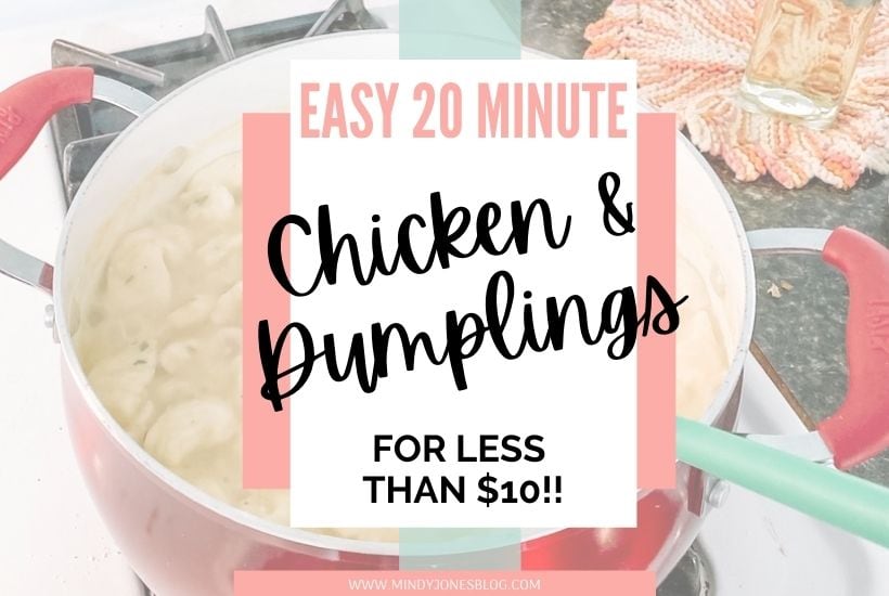 20 Minute Chicken & Dumplings Your Family Will Love