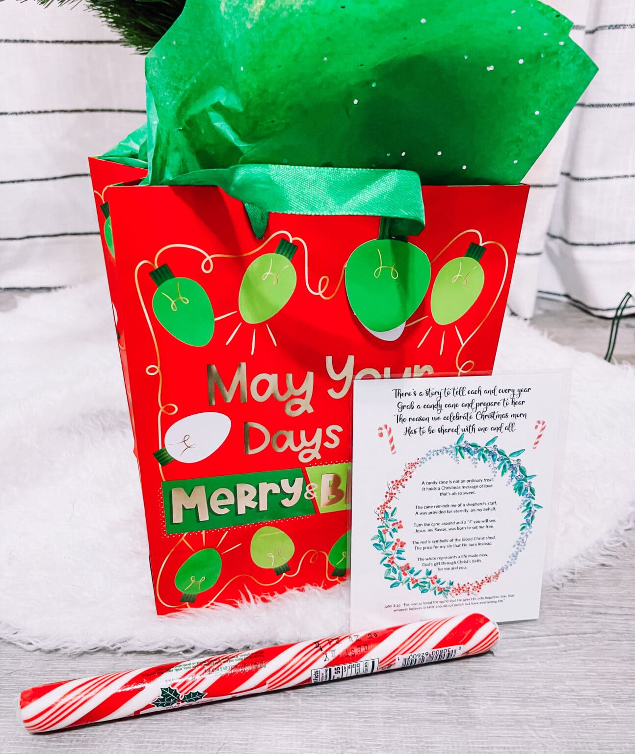 Free Printable Candy Cane Poem: Teach Kids About Christ This Christmas
