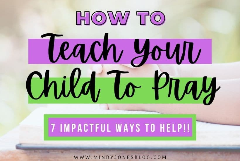 teach your child to pray