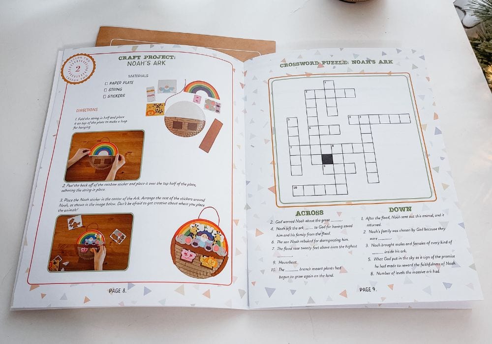 bible crate activity book