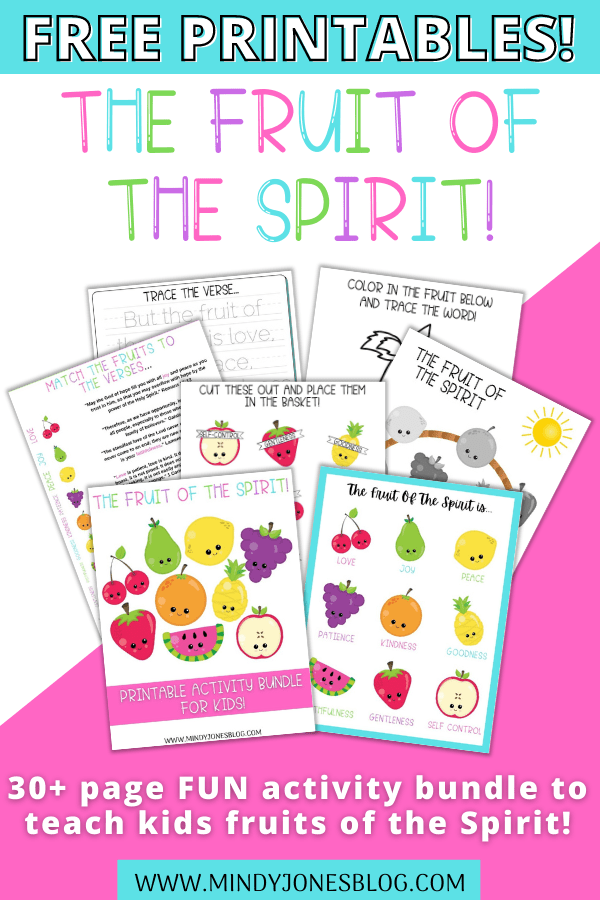 Free Fruit Of The Spirit Printables For Kids {30+ Pages}
