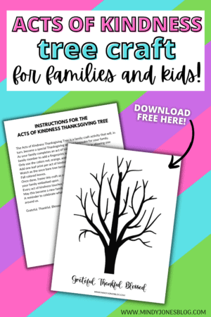 free printable acts of kindness craft