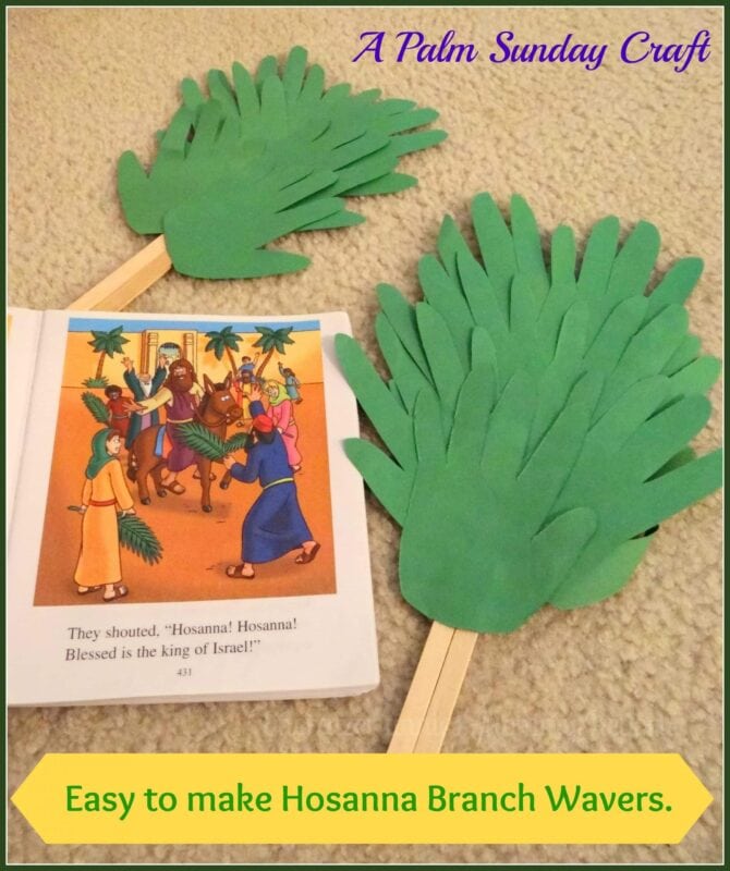 palm sunday easter craft