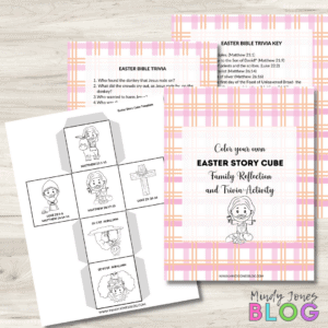 easter story activity printables