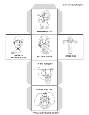 Free Printable Resurrection Easter Story Activity For Kids! {6 Pages}