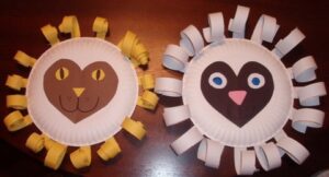 lion and lamb paper plate craft