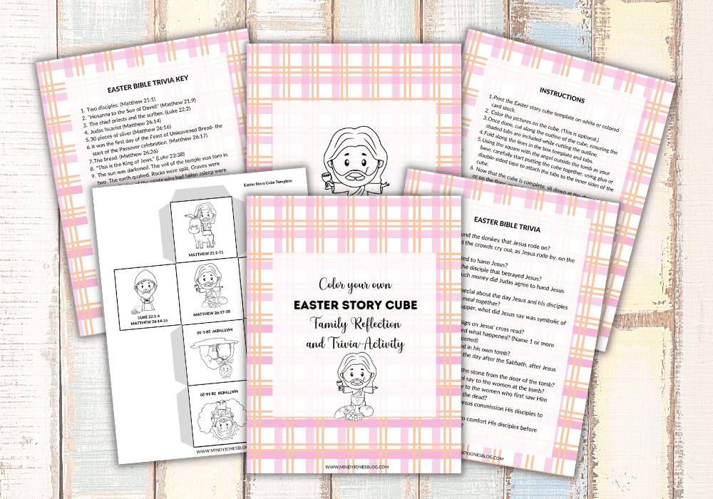 Free Printable Resurrection Easter Story Activity For Kids 6 Pages 