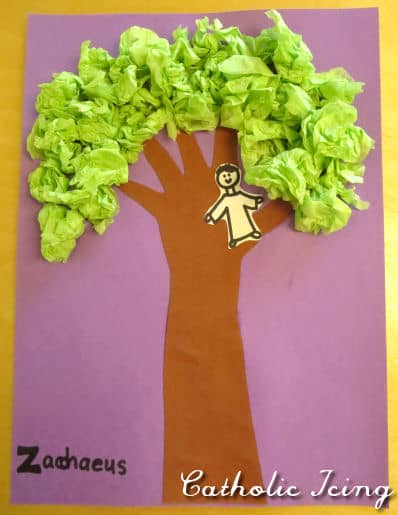 zacchaeus bible craft