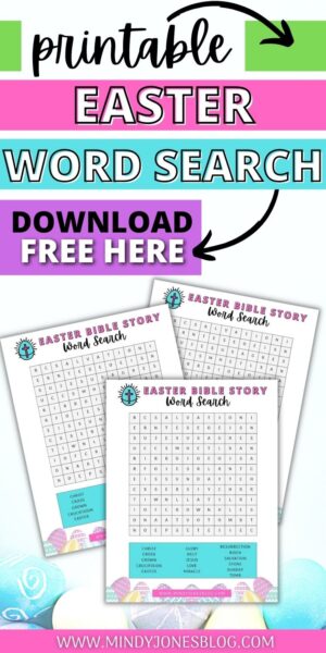 chrisian easter word search