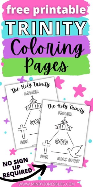 printable trinity coloring pages