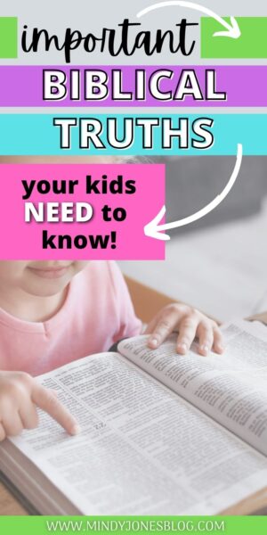 biblical truths for kids