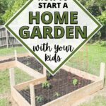 home garden with kids