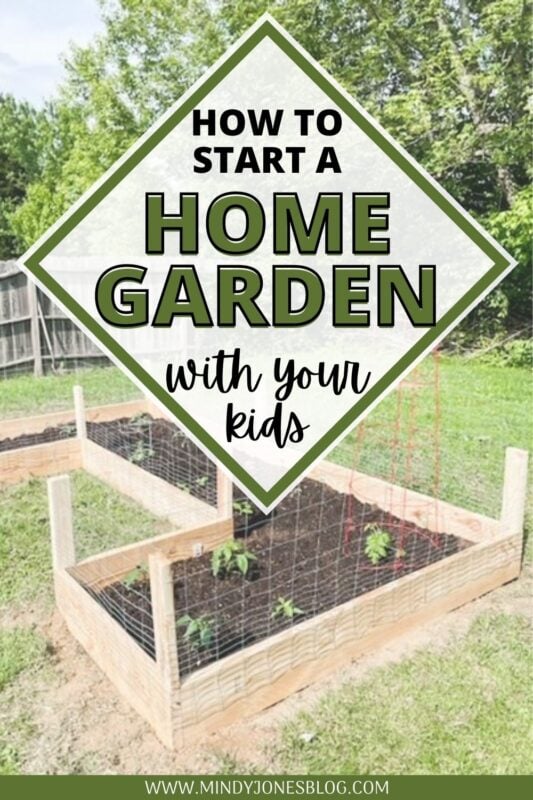 home garden with kids