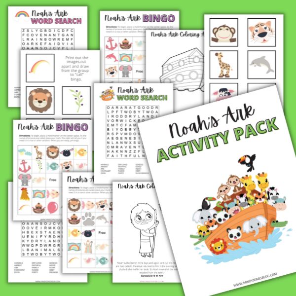 free noah's ark printables